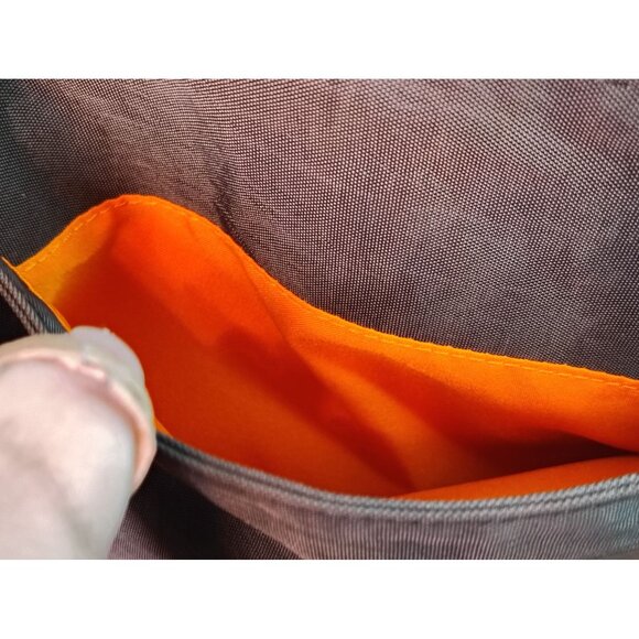 Baggallini Orange Brown Crossbody, Multi Zip Compartment, Adjustable Strap READ - Picture 5 of 6